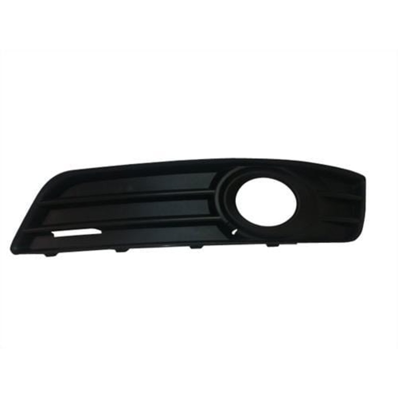 Audi A3 3 Door Hatchback 2008-2012 Front Bumper Grille Outer Section With Lamp Hole (Standard Models) Passenger Side L