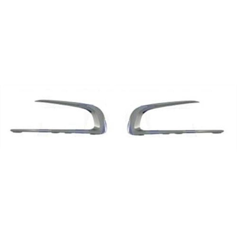 Peugeot 2008 Hatchback 2013-2016 Front Bumper Trim Outer Grille Trim Set – Chrome