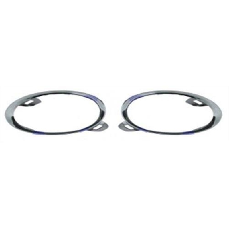 Renault Megane Cabriolet 2014-2016 Front Bumper Trim Fog Lamp Surround – Set of Two – Chrome