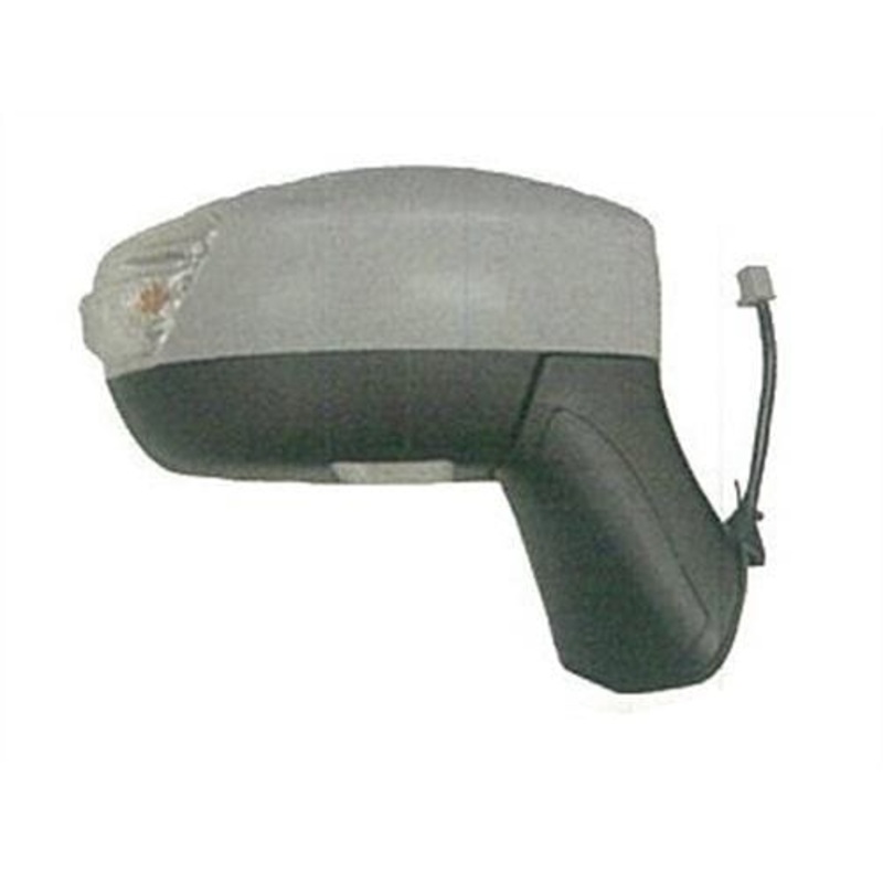 Ford Kuga Estate 2008-2013 Door Mirror Electric Heated Manual Fold Type With Primed Cover (With Foot Lamp) Driver Side R