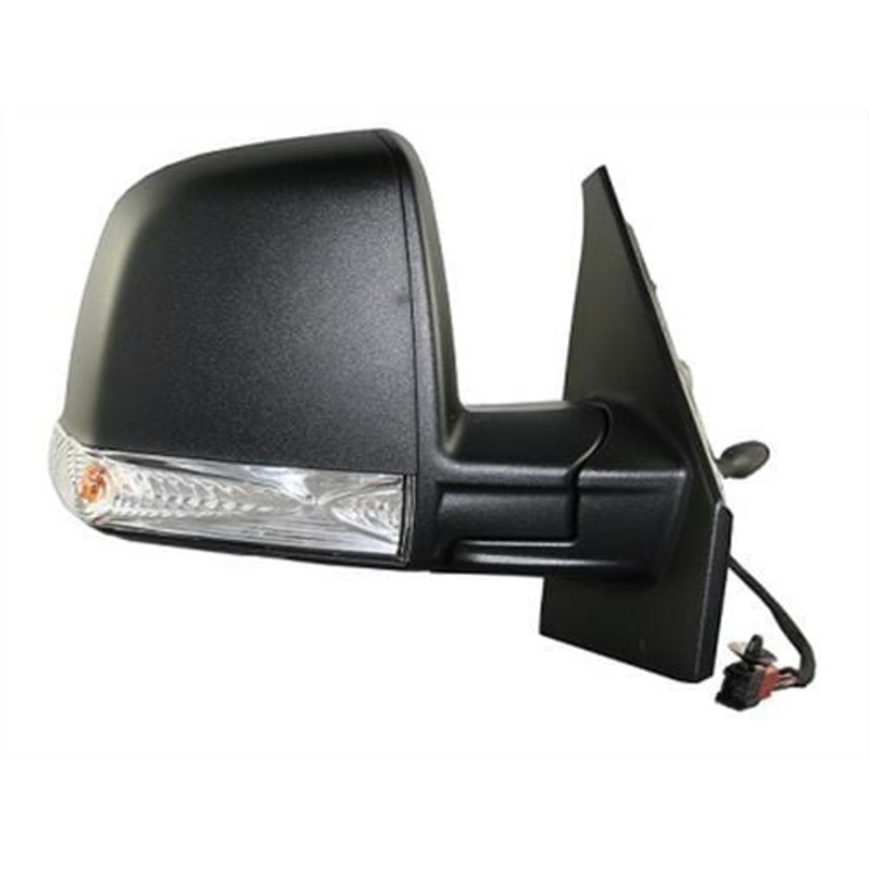 Vauxhall Combo Van 2012-2018 Door Mirror Manual Type With Black Cover (Single Glass) Driver Side R