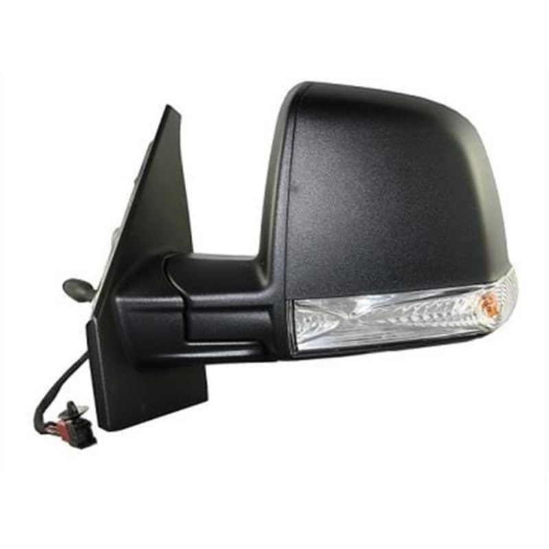 Vauxhall Combo Van 2012-2018 Door Mirror Manual Type With Black Cover (Single Glass) Passenger Side L