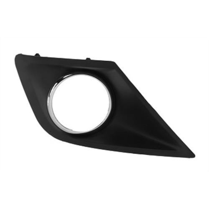 Peugeot 207 5 Door Hatchback 2009-2012 Front Bumper Grille Outer Section With Lamp Hole & Chrome Trim Driver Side R