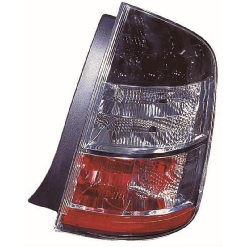 Toyota Prius Hatchback 2004-2009 Rear Lamp Black & Clear & Red Driver Side R