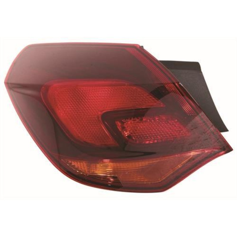 Vauxhall Astra 5 Door Hatchback 2010-2012 Rear Lamp Outer Section – Black Passenger Side L