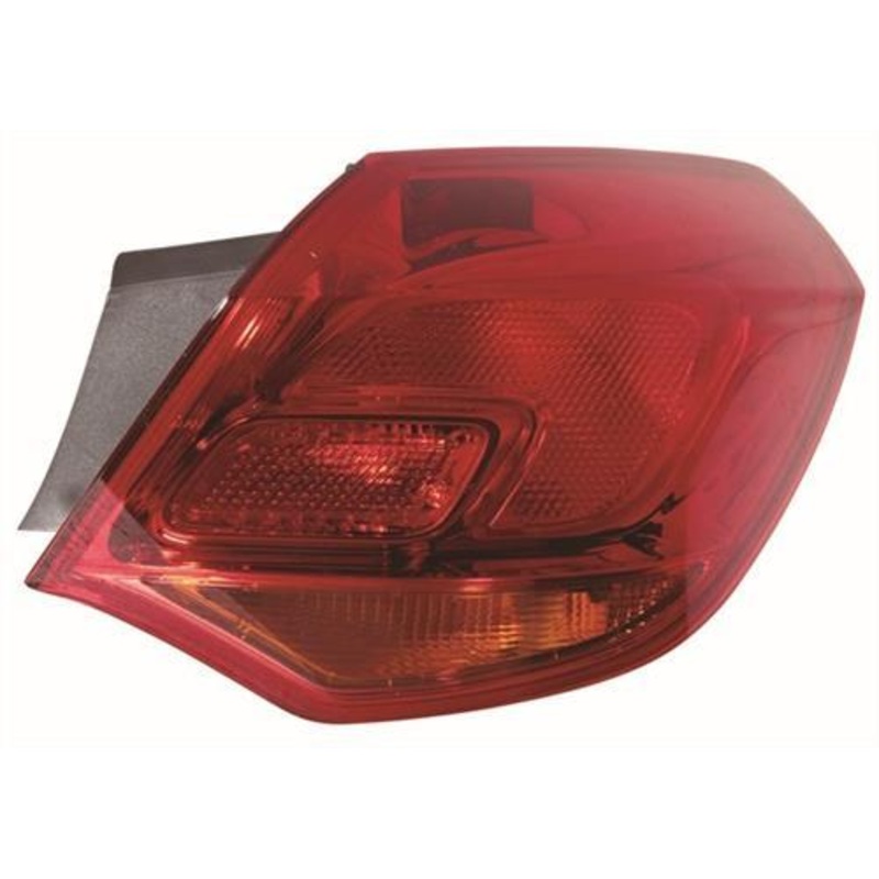 Vauxhall Astra 5 Door Hatchback 2010-2012 Rear Lamp Outer Section – Red Driver Side R