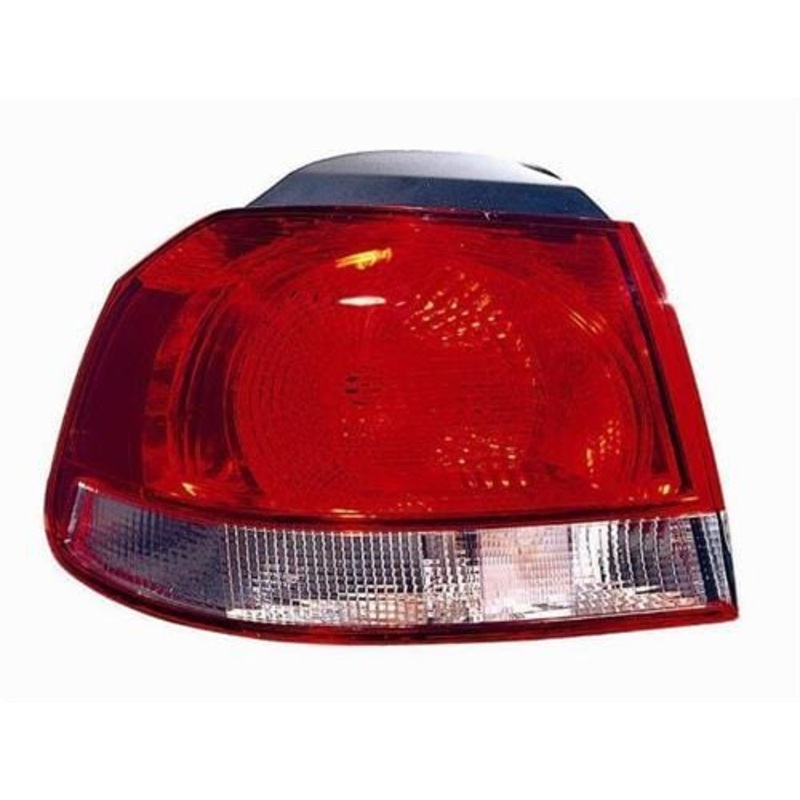 Volkswagen Golf 3 Door Hatchback 2009-2012 Rear Lamp Outer Section – Red – Valeo Design (Standard Models) Passenger Side L