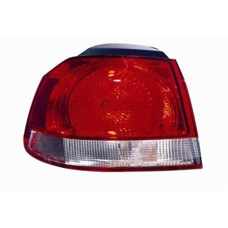 Volkswagen Golf 5 Door Hatchback 2009-2012 Rear Lamp Outer Section – Red – Hella Design (Standard Models) Passenger Side L