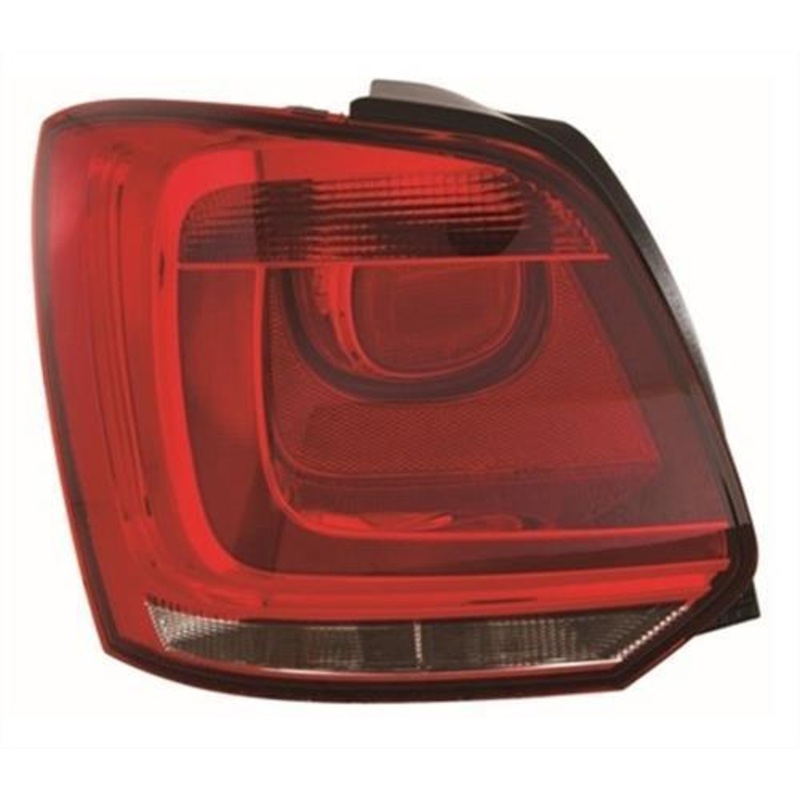 Volkswagen Polo 3 Door Hatchback 2009-2014 Rear Lamp Passenger Side L