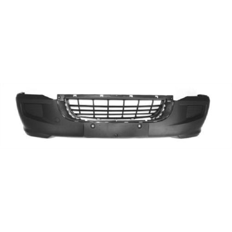 Volkswagen Crafter Van 2006-2011 Front Bumper No Lamp Holes – No Sensor Holes – Textured Dark Grey (Insurance Approved)