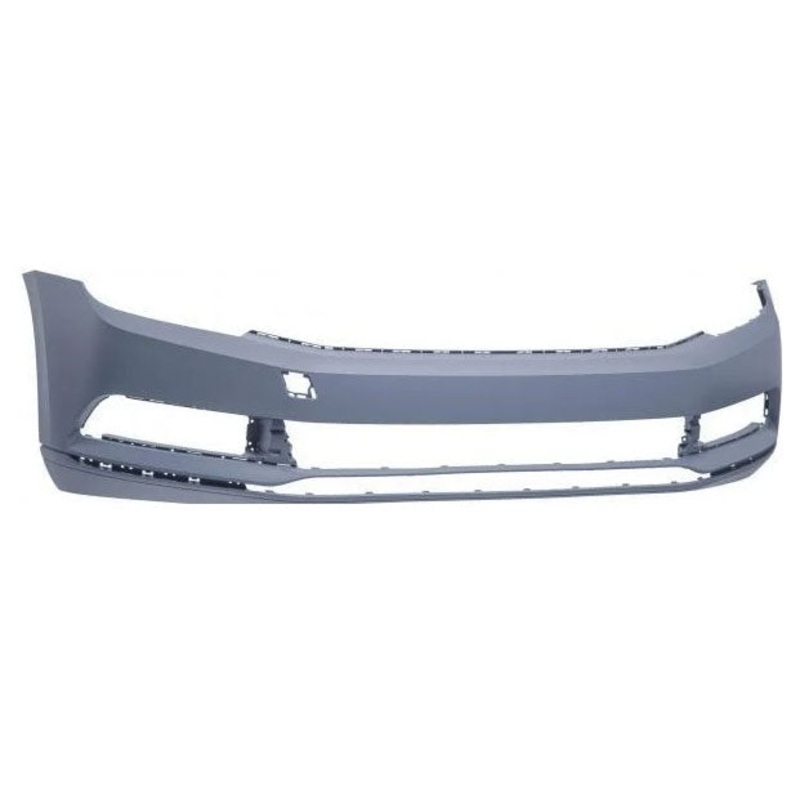Volkswagen Passat Estate 2015-2019 Front Bumper No Sensor Holes No Wash Jet Holes (S & SE Models) No Chrome Trim Type – Primed