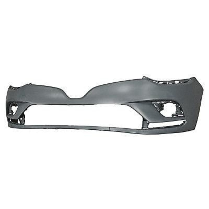Renault Clio 5 Door Hatchback 2016-2019 Front Bumper No Sensor Holes – Primed (Standard Models)