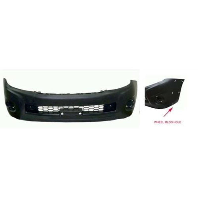 Toyota Hilux Pickup 2009-2011 Front Bumper With Wheel Arch Trim Holes – Needs Priming