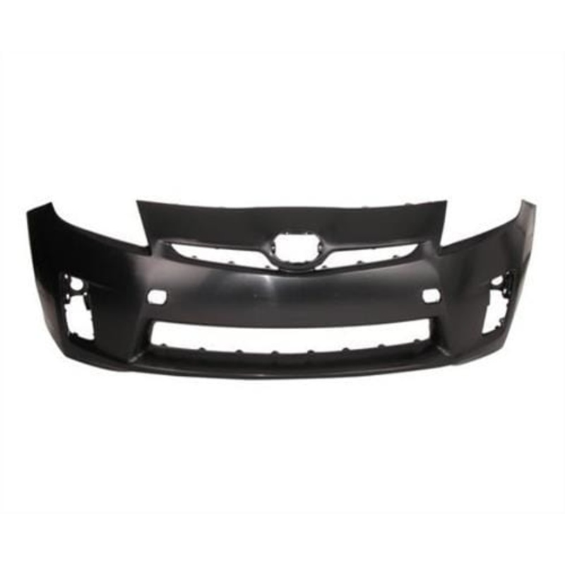 Toyota Prius Hatchback 2009-2012 Front Bumper No Wash Jet or Sensor Holes – Needs Priming (Halogen Headlamp Version)