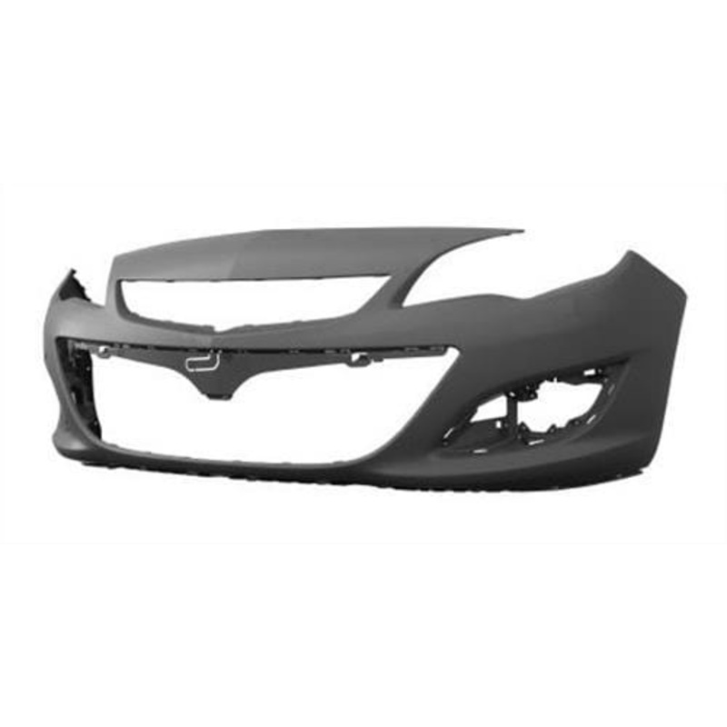 Vauxhall Astra 5 Door Hatchback 2012-2015 Front Bumper No Wash Jet or Sensor Holes – Primed (No Park Assist – Standard Models)