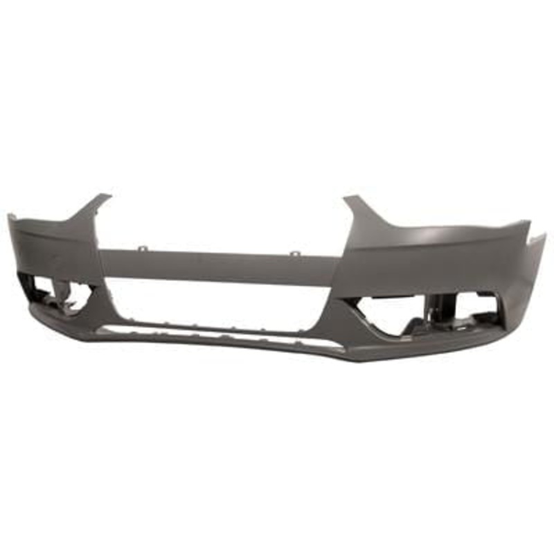 Audi A4 Saloon 2012-2015 Front Bumper No Wash Jet or Sensor Holes – Primed (Not S-Line Models)