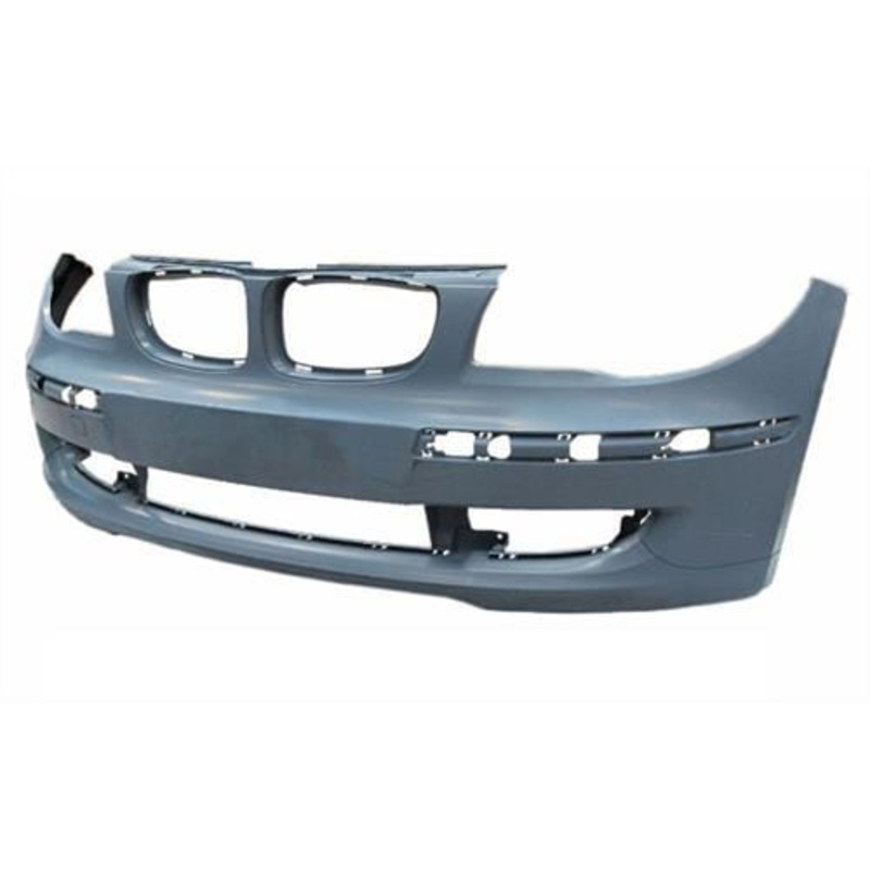 BMW 1 Series 5 Door Hatchback 2007-2011 Front Bumper No Wash Jet Holes – Primed (Standard Models)