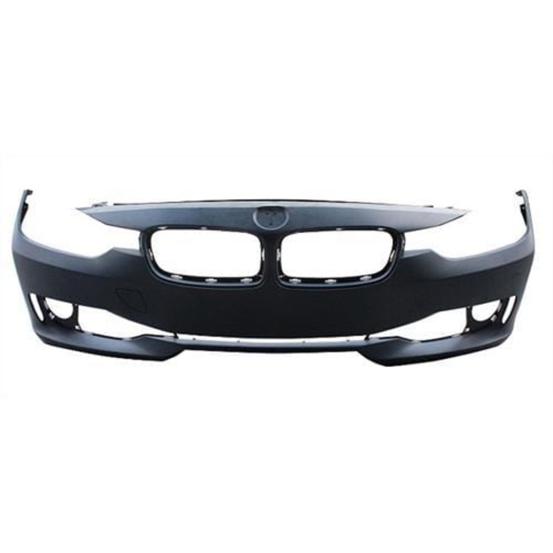 BMW 3 Series 4 Door Saloon 2012-2015 F30 Front Bumper No Wash Jet or Sensor Holes (ES & SE Models) – Primed
