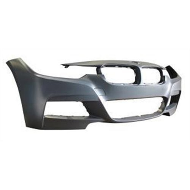 BMW 3 Series 4 Door Saloon 2012-2015 F30 Front Bumper No Wash Jet or Sensor Holes (M-Sport Models) – Primed