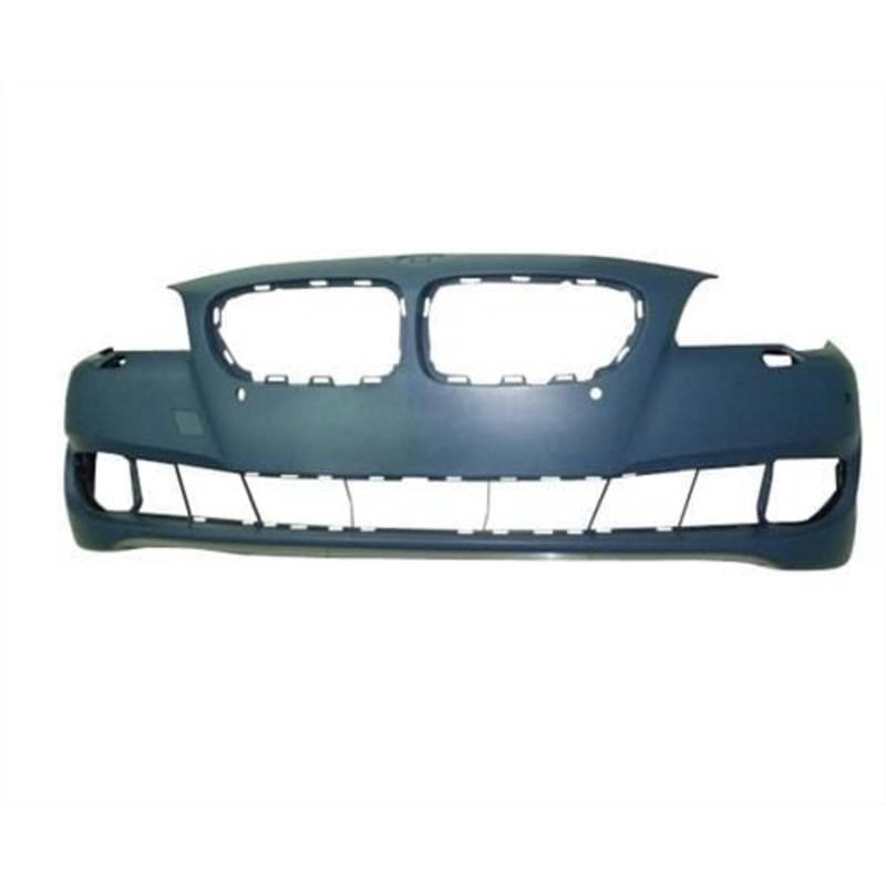 BMW 5 Series Saloon 2010-2013 Front Bumper With Wash Jet & Sensor Holes – No Camera Hole – Primed (Standard Models)