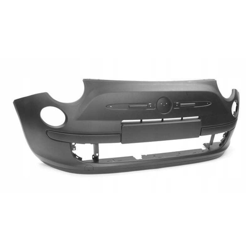 Fiat 500 Hatchback 2008-2015 Front Bumper No Chrome Trim Type – Primed (Not S/Abarth Models)
