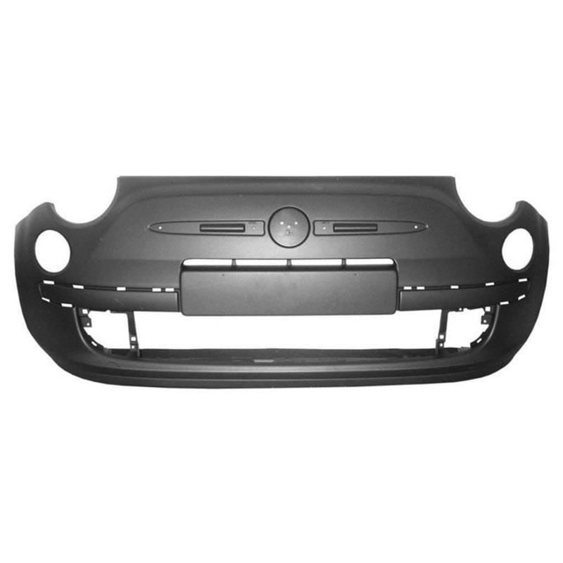 Fiat 500 Hatchback 2008-2015 Front Bumper With Chrome Trim Type – Primed (Not S/Abarth Models)