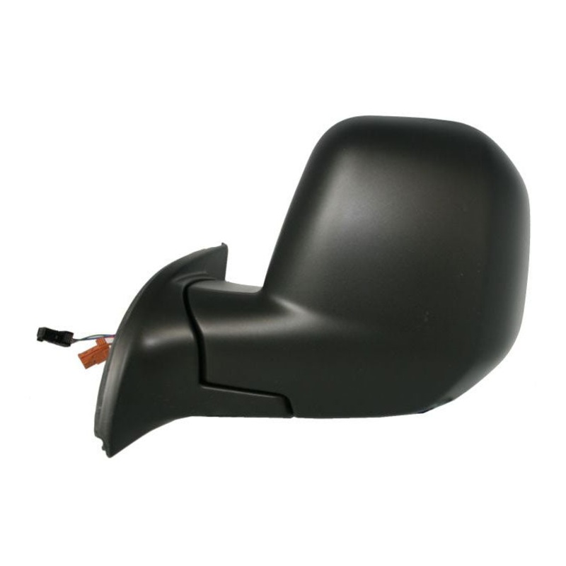 Peugeot Partner Combi/Tepee 2008-2012 Door Mirror Electric Heated Manual Fold Type With Black Cover Passenger Side L