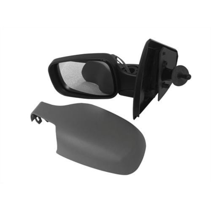 Renault Clio 3 Door Hatchback 2005-2009 Door Mirror Manual Type With Primed Cover Passenger Side L