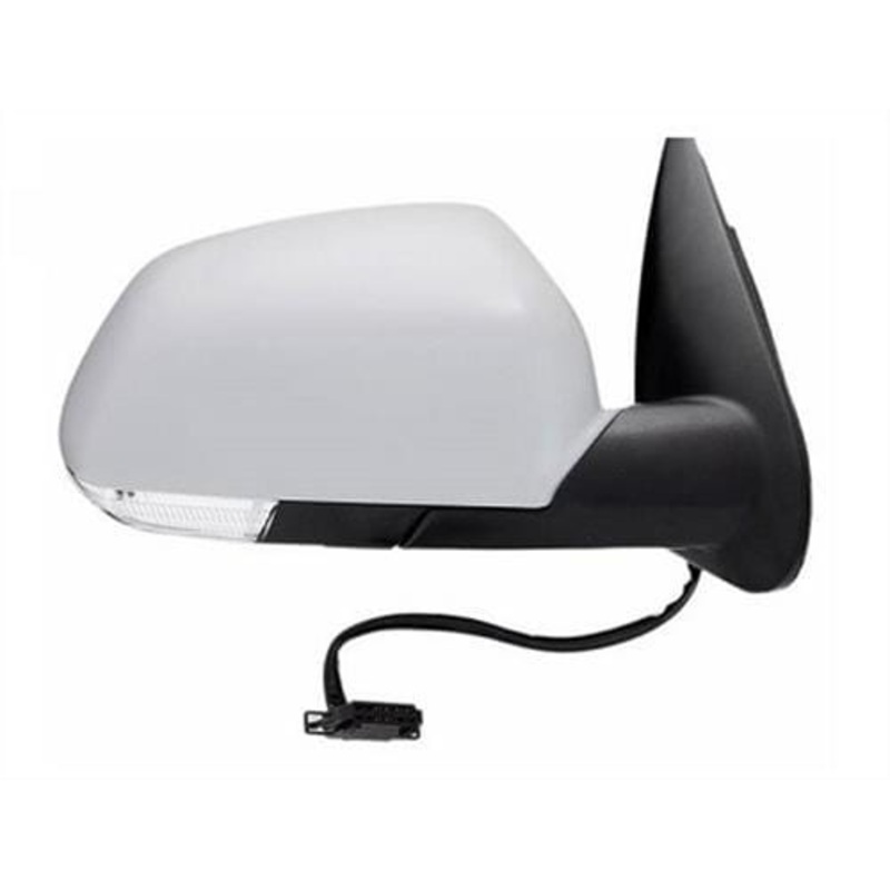 Skoda Octavia Hatchback 2004-2009 Door Mirror Electric Heated Manual Fold Type With Primed Cover Driver Side R