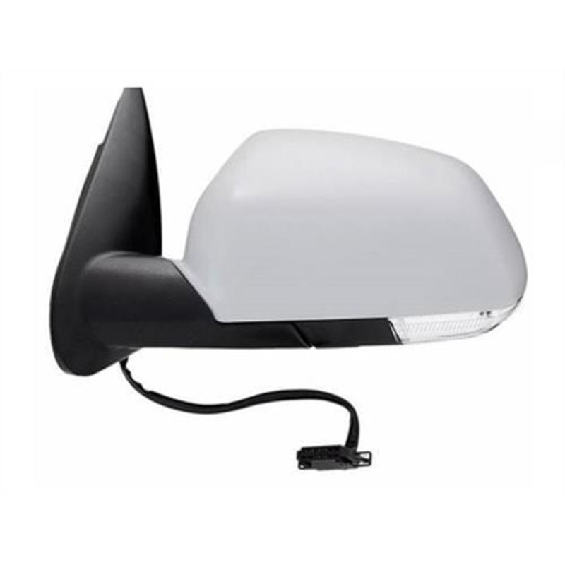 Skoda Octavia Hatchback 2004-2009 Door Mirror Electric Heated Manual Fold Type With Primed Cover Passenger Side L