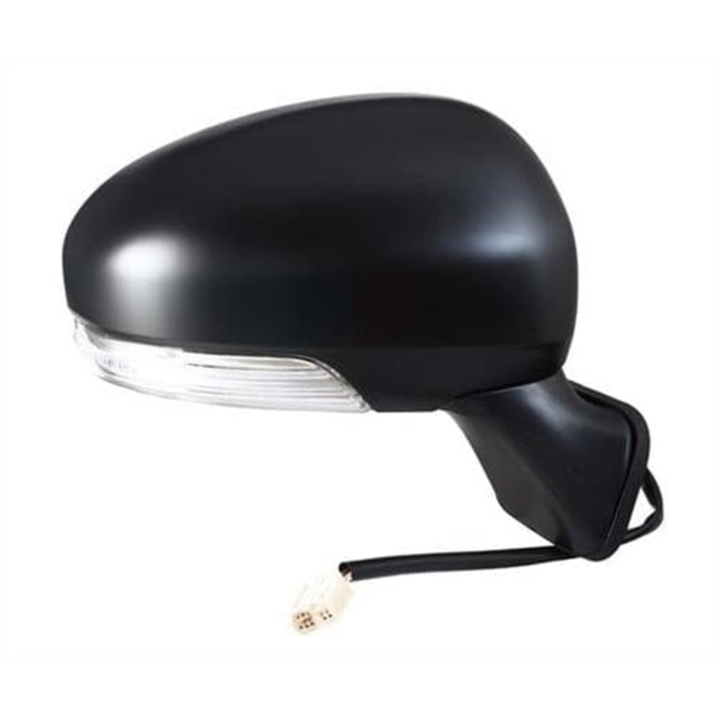Toyota Prius Hatchback 2009-2012 Door Mirror Electric Heated Manual Fold Type With Primed Cover Driver Side R