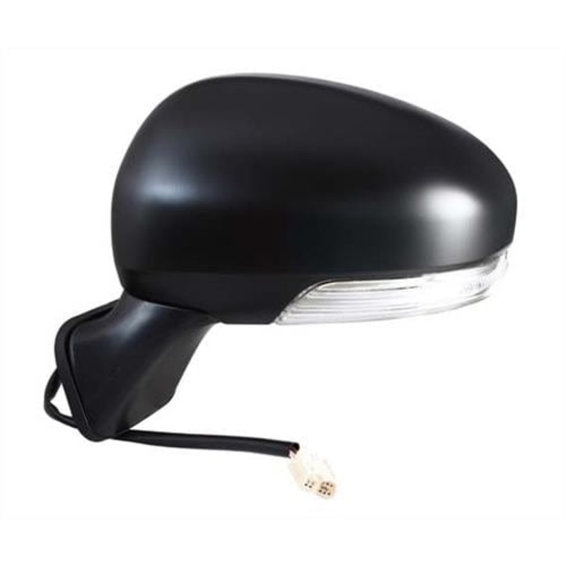 Toyota Prius Hatchback 2009-2012 Door Mirror Electric Heated Manual Fold Type With Primed Cover Passenger Side L