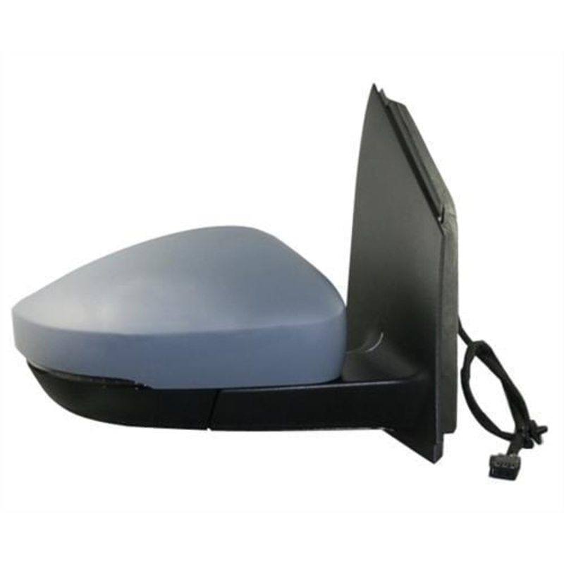 Volkswagen Polo 3 Door Hatchback 2009-2014 Door Mirror Electric Heated Type With Primed Cover (10 Pin) Driver Side R