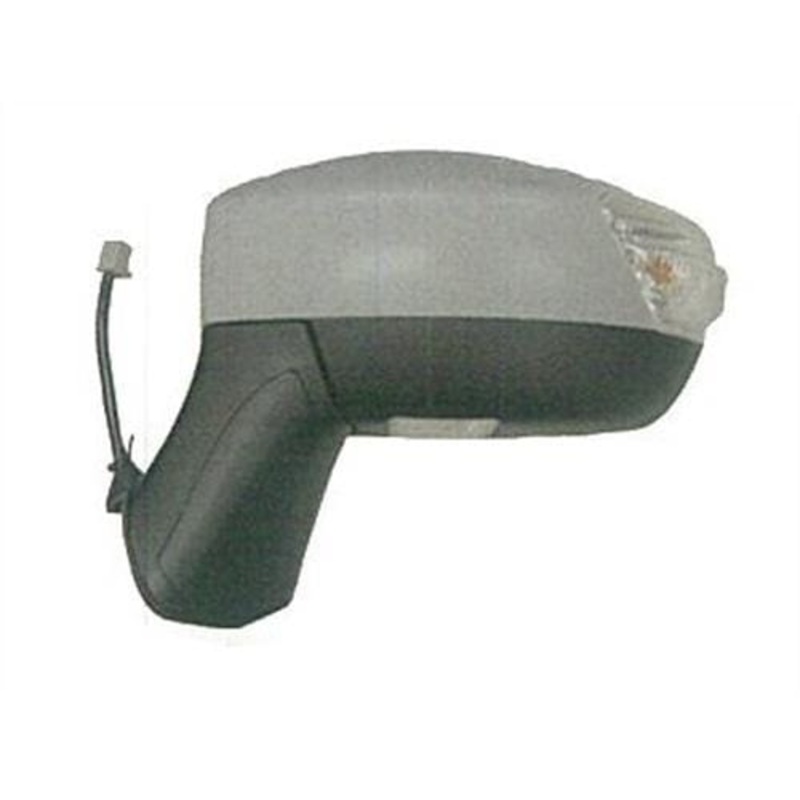 Ford Kuga Estate 2008-2013 Door Mirror Electric Heated Manual Fold Type With Primed Cover (With Foot Lamp) Passenger Side L