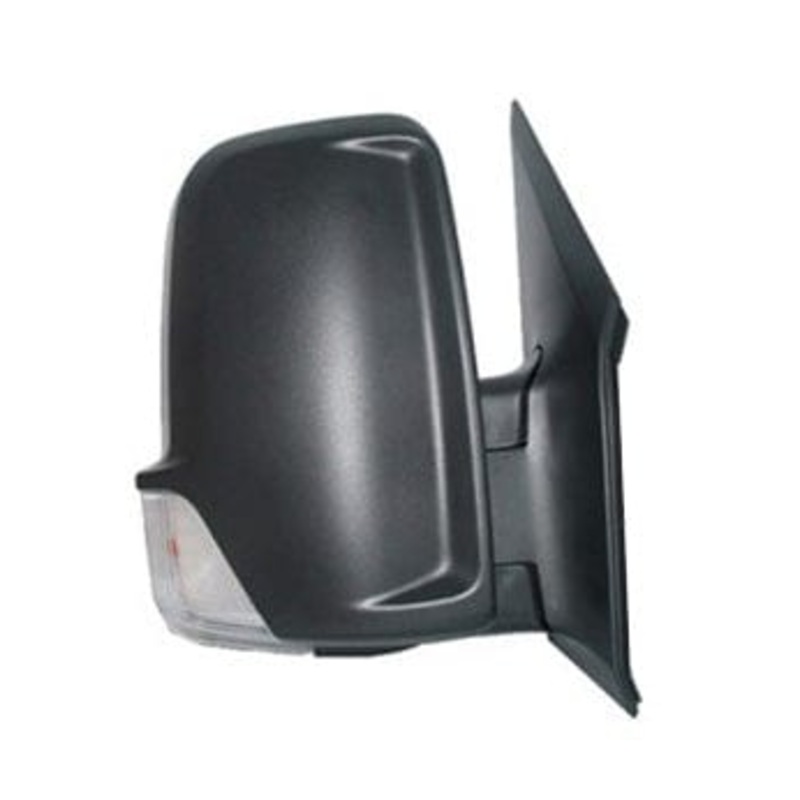 Mercedes Sprinter Van 2013-2018 Door Mirror Manual Type With Black Cover (Short Arm) Driver Side R