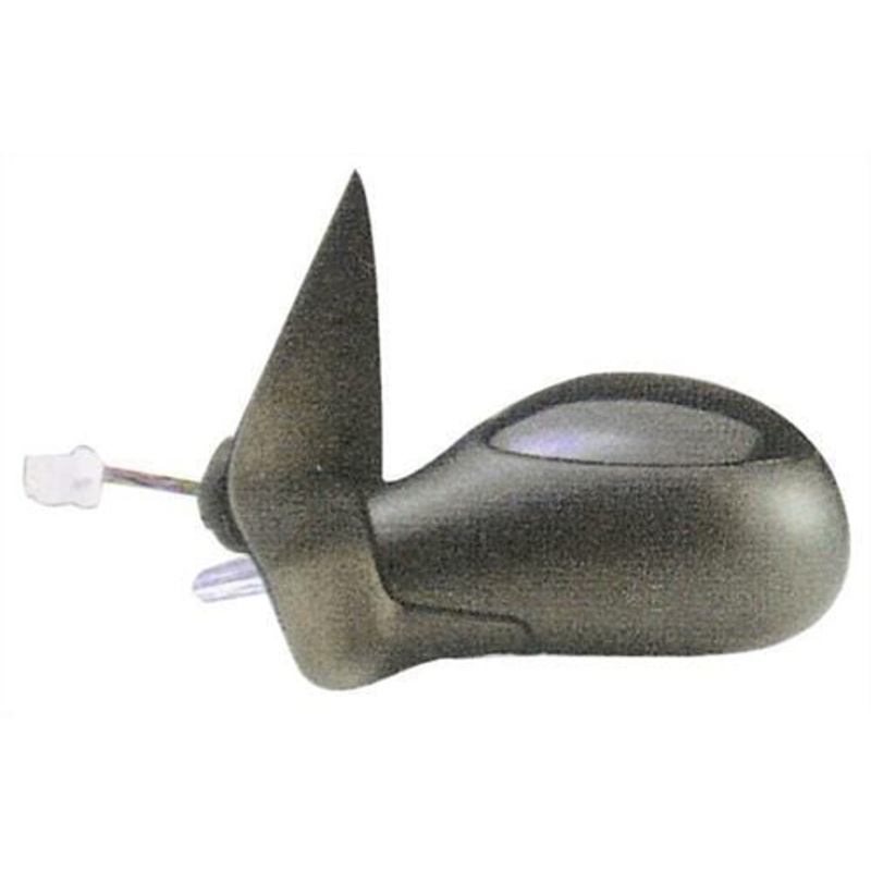 Peugeot 206 3 Door Hatchback 1998-2003 Door Mirror Electric Heated Manual Fold Type With Primed Cover Passenger Side L