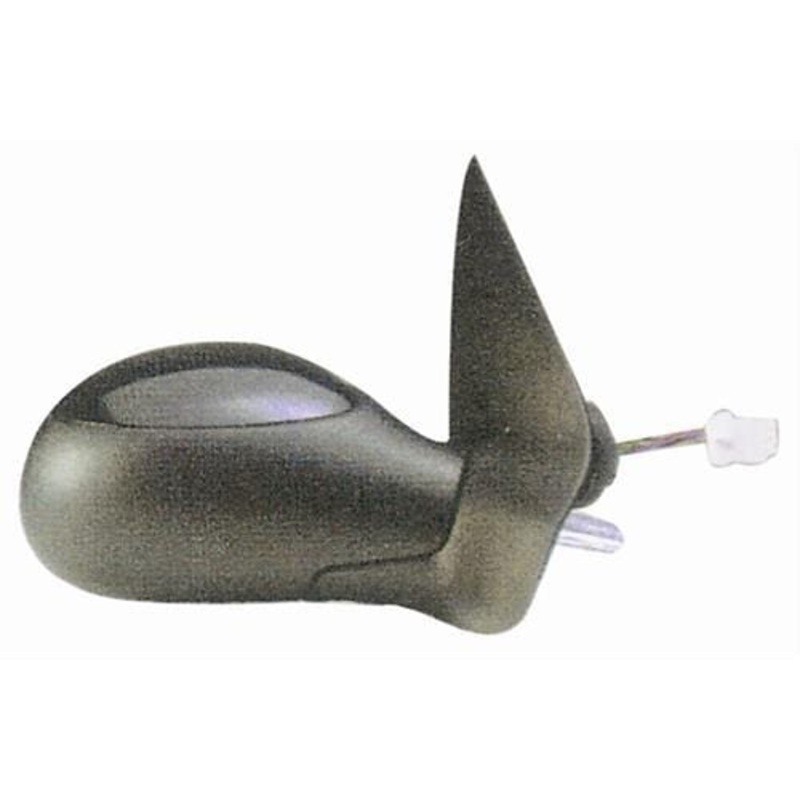 Peugeot 206 5 Door Hatchback 1998-2003 Door Mirror Electric Heated Manual Fold Type With Primed Cover Driver Side R