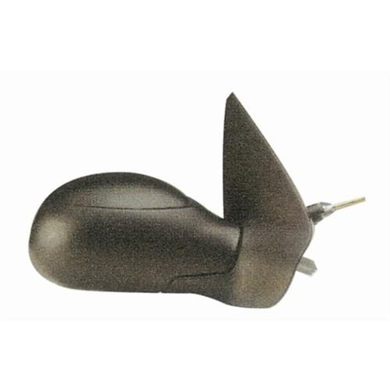 Peugeot 206 5 Door Hatchback 1998-2003 Door Mirror Manual Heated Type With Black Cover Driver Side R