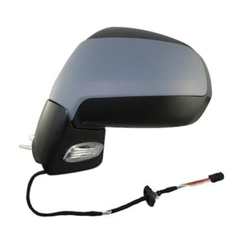 Peugeot 3008 Hatchback 2014-2016 Door Mirror Electric Heated Power Fold Type With Primed Cover (With Foot Lamp) Passenger Side L
