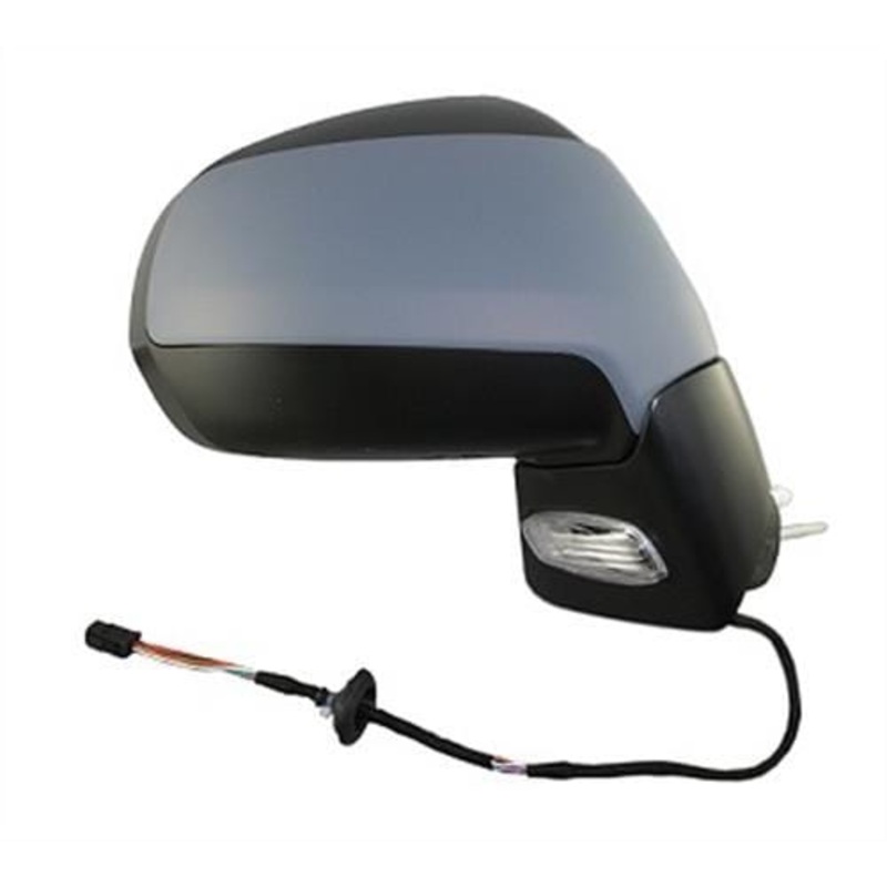 Peugeot 5008 MPV 2010-2013 Door Mirror Electric Heated Manual Fold Type With Primed Cover (No Foot Lamp) Driver Side R
