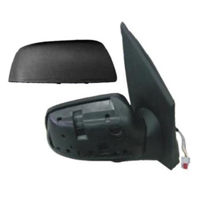 Ford Fiesta 5 Door Hatchback 2005-2008 Door Mirror Electric Heated Manual Fold Type With Black Cover Driver Side R