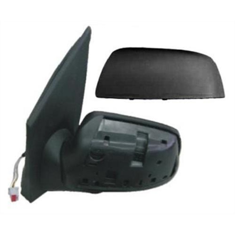 Ford Fiesta 5 Door Hatchback 2005-2008 Door Mirror Electric Heated Manual Fold Type With Black Cover Passenger Side L