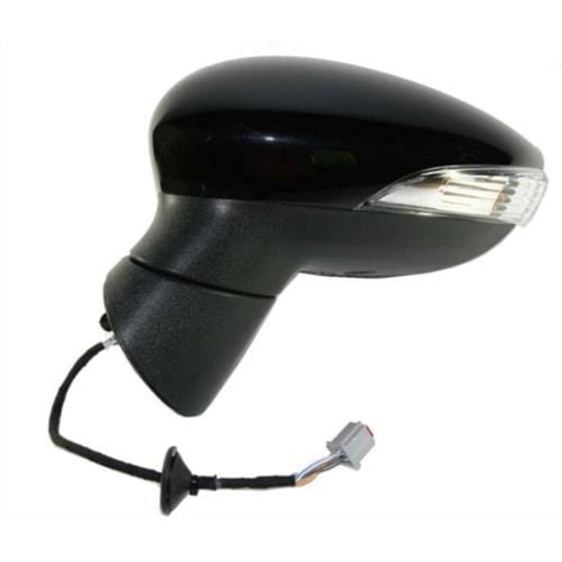 Ford Fiesta 5 Door Hatchback 2008-2013 MK7 Door Mirror Electric Heated Manual Fold Type With Primed Cover Passenger Side L
