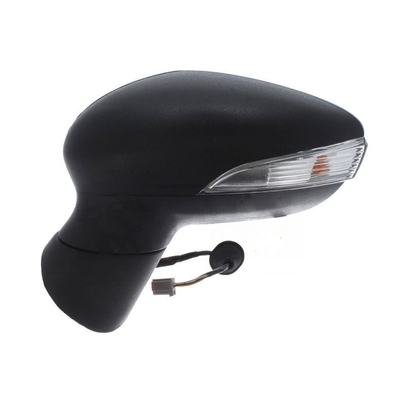 Ford Fiesta 5 Door Hatchback 2013-2017 MK7.5 Door Mirror Electric Heated Manual Fold Type With Black Cover (No Foot Lamp) Passenger Side L