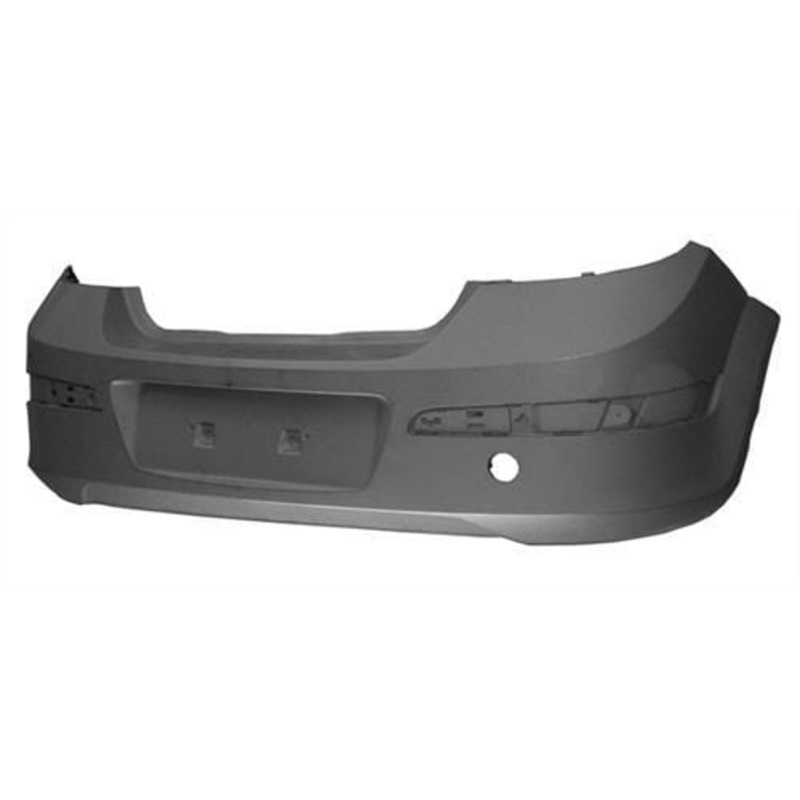Vauxhall Astra 5 Door Hatchback 2004-2006 Rear Bumper No Sensor Holes – Primed (Not SRi Models)