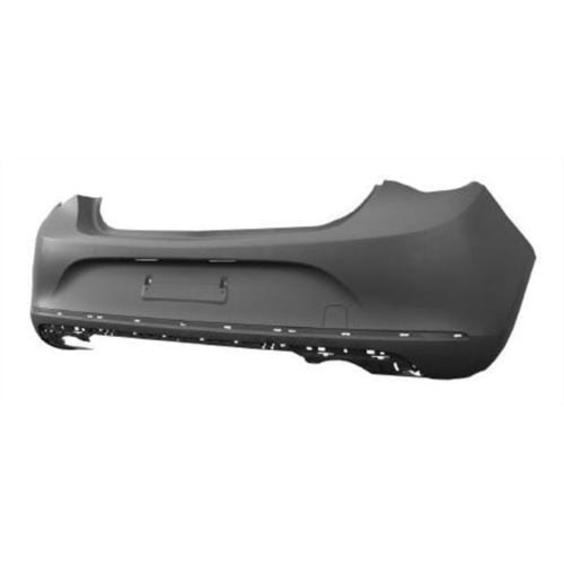 Vauxhall Astra 5 Door Hatchback 2012-2015 Rear Bumper No Sensor Holes – Primed