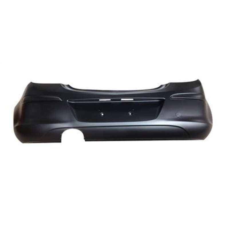 Vauxhall Corsa D 5 Door Hatchback 2011-2014 Rear Bumper No Sensor Holes or Bike Rack Flex Fix System – Primed (Sport Models)