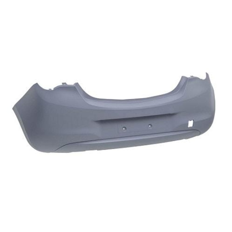 Vauxhall Corsa E 3 Door Hatchback 2015-2020 Rear Bumper No Sensor Holes – No Park Assist – No Camera Hole – With Spoiler – Primed