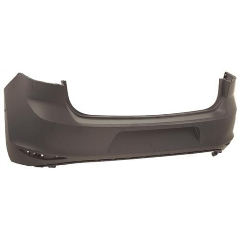 Volkswagen Golf 3 Door Hatchback 2013-2017 Rear Bumper No Sensor Holes – Primed