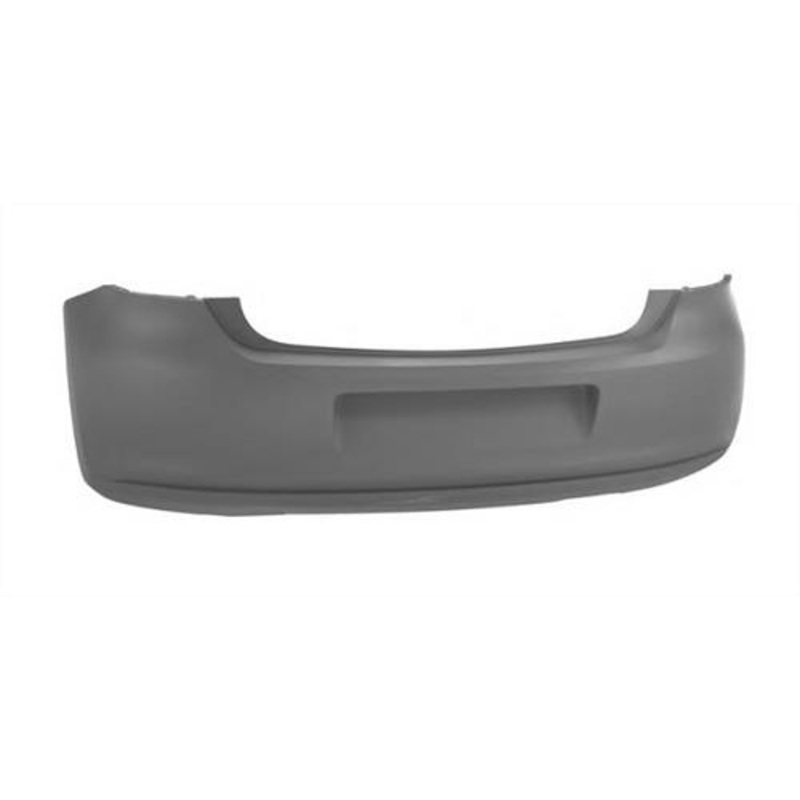 Volkswagen Polo 5 Door Hatchback 2009-2014 Rear Bumper No Sensor Holes or Exhaust Trim – Primed (Not Bluemotion)